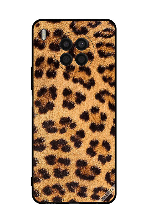 Protective Case Cover For Honor 50 lite Leopard Pattern - 1