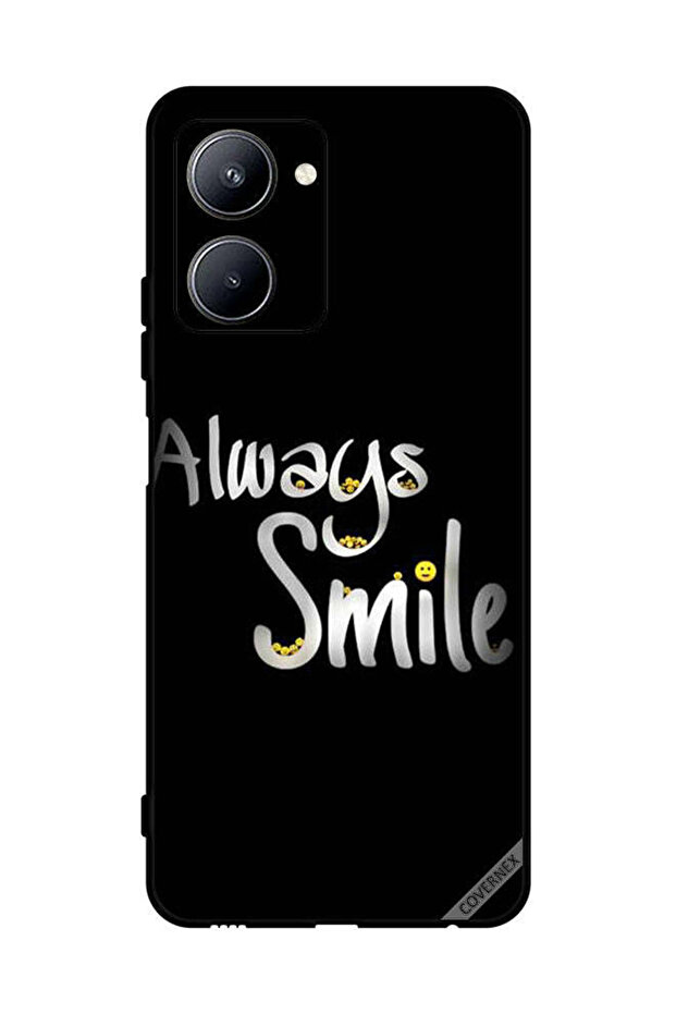 غطاء حماية لهاتف Realme C33 - ابتسم دائمًا