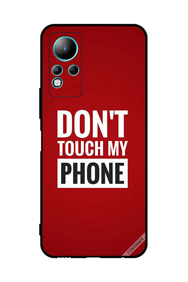 غطاء حماية لهاتف Infinix Note 11 - لا تلمس هاتفي - تصميم جريء