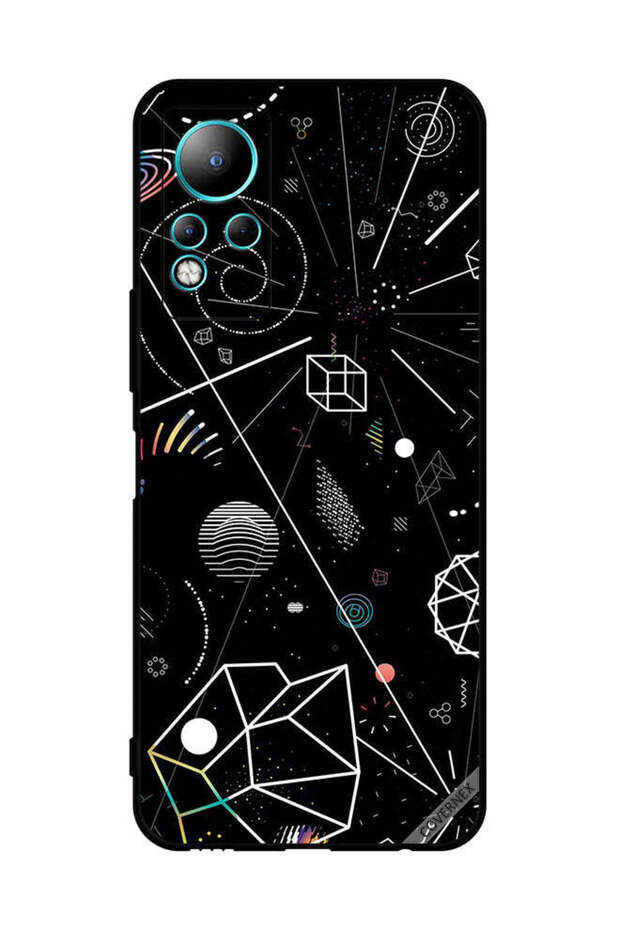 غطاء حماية لهاتف Infinix Note 11 بأشكال هندسية