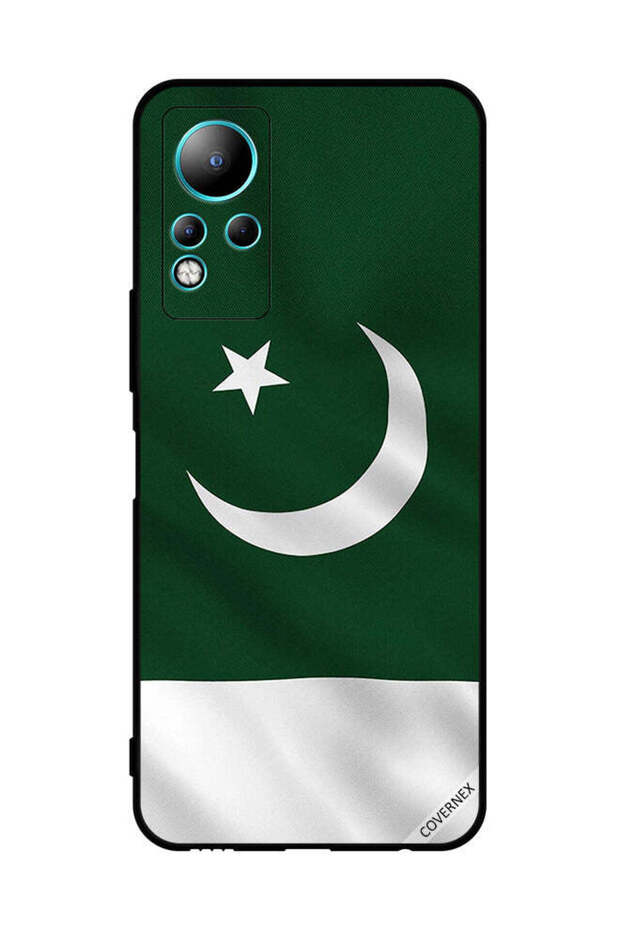 غطاء حماية لهاتف Infinix Note 11 بعلم باكستان عمودي