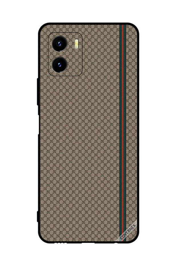 Protective Case Cover For vivo Y15s Strips On Pattern Simple