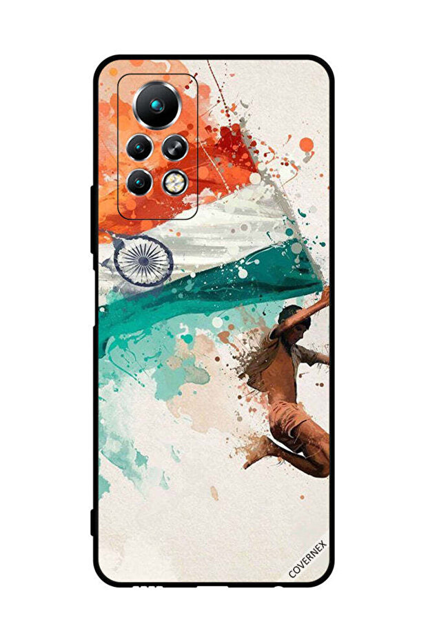 غطاء حماية لهاتف Infinix Note 11 Pro يحمل علم الهند أثناء الطيران