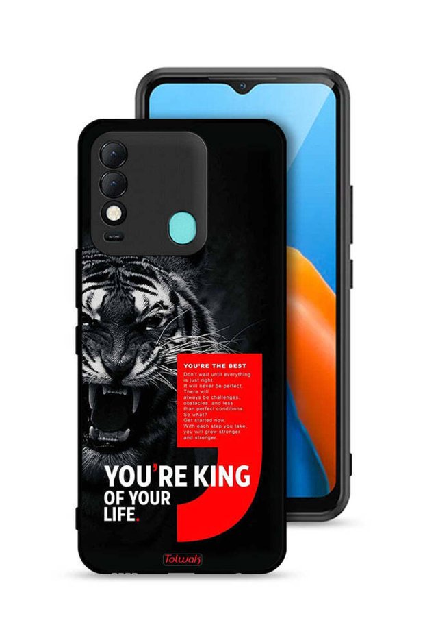 Tecno Spark 8 Protective Case Cover You Are King Of Your Life