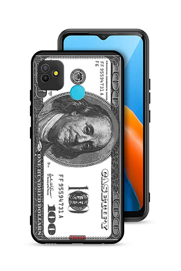 Tecno Pop 5 Protective Case Cover Dollar Pattern