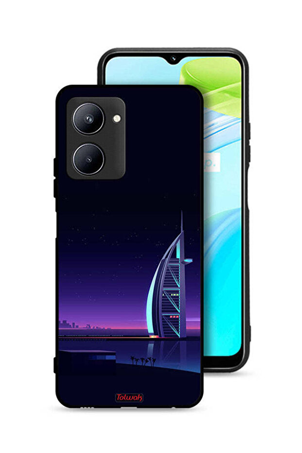 غطاء حماية لهاتف Realme C33 - فن برج العرب الرقمي