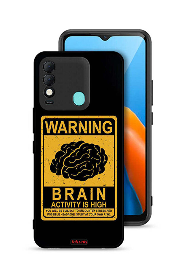 غطاء حماية لهاتف Tecno Spark 8 تحذير من ارتفاع نشاط الدماغ
