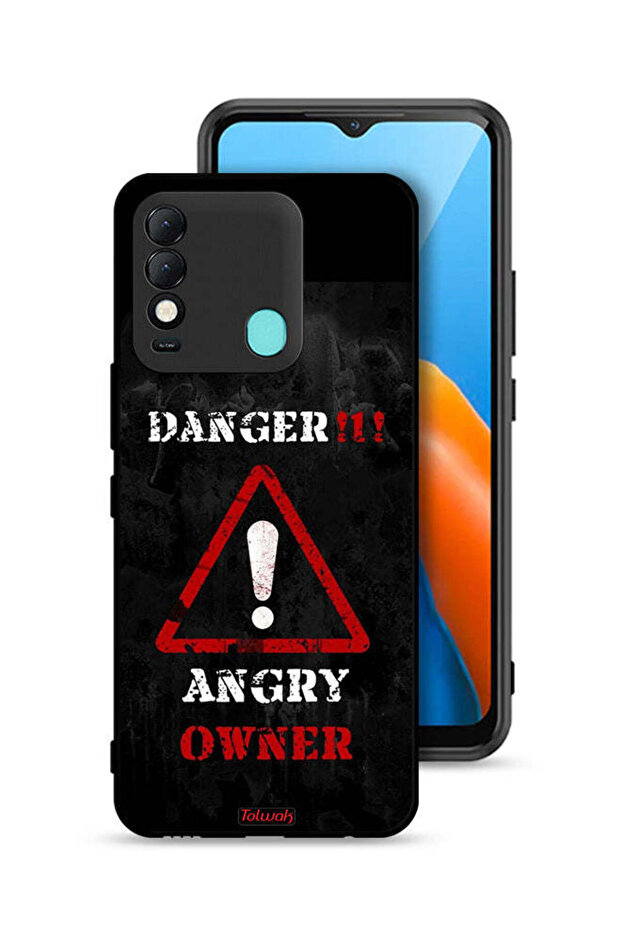 Tecno Spark 8 Protective Case Cover Angry Owner
