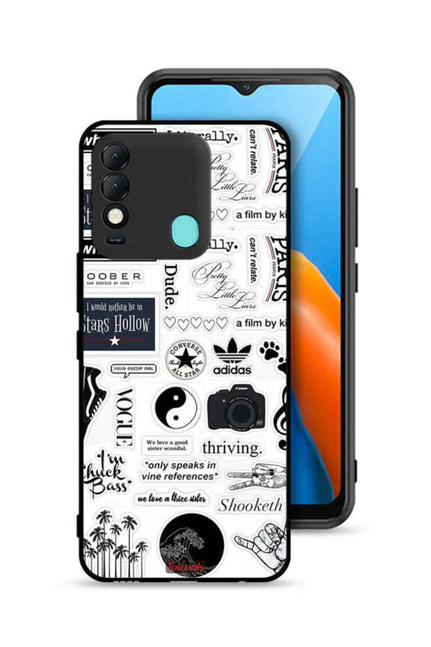 غطاء الحماية لهاتف Tecno Spark 8 يتحدث فقط