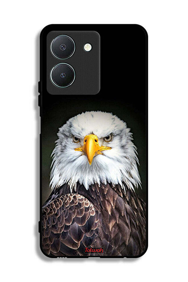 غطاء حماية لهاتف Vivo Y36 5G بتصميم النسر