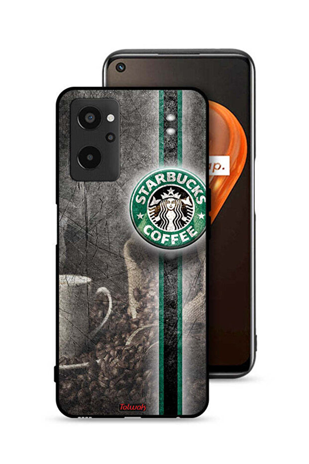 Realme 9i 4G Protective Case Cover Coffee Art