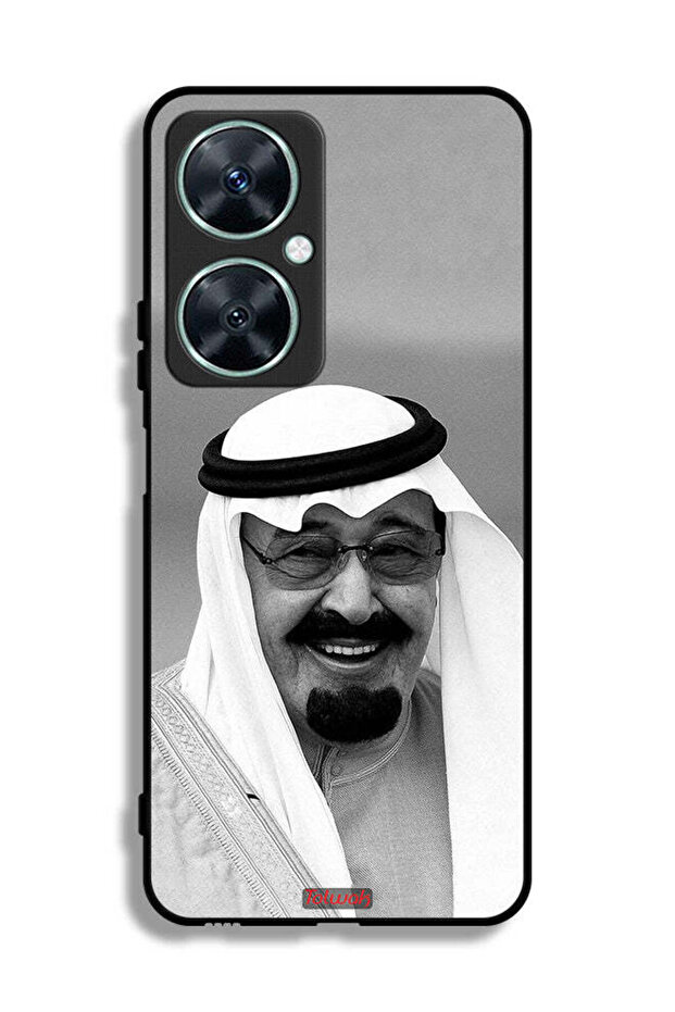 غطاء حماية لهاتف هواوي نوفا 11i صورة الملك عبدالله مبتسماً
