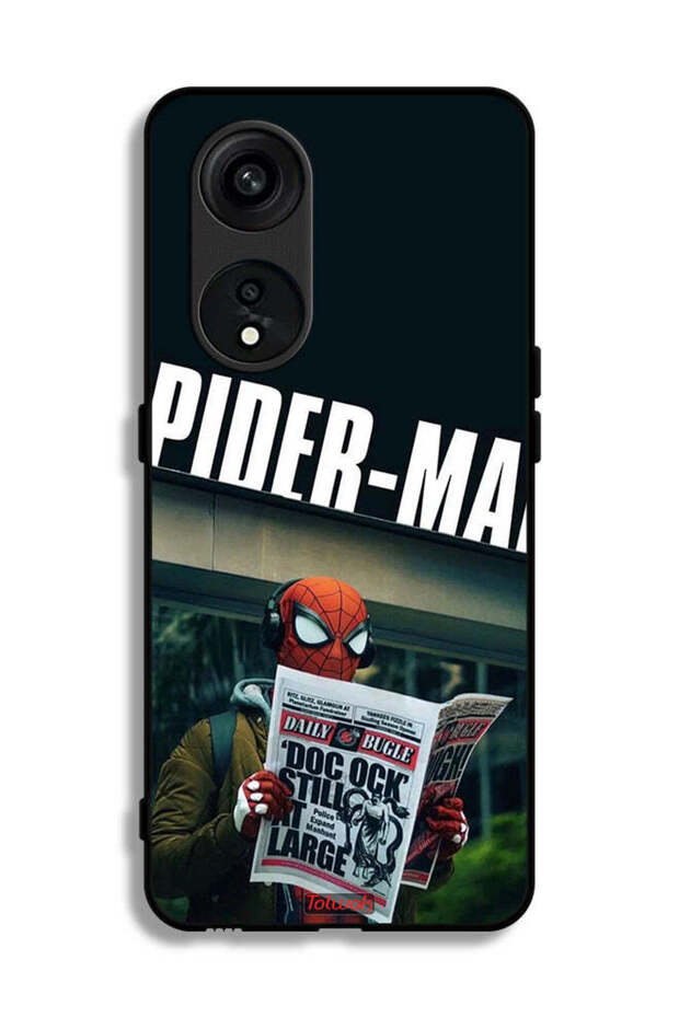 Oppo Reno 8T 5G Protective Case Cover Spiderman Reading Newspaper