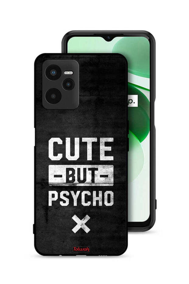 Realme C35 Protective Case Cover Cute But Psycho