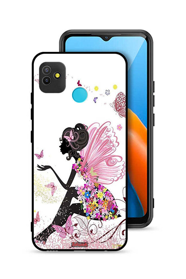 Tecno Pop 5 Protective Case Cover Butterfly Girl Artwork