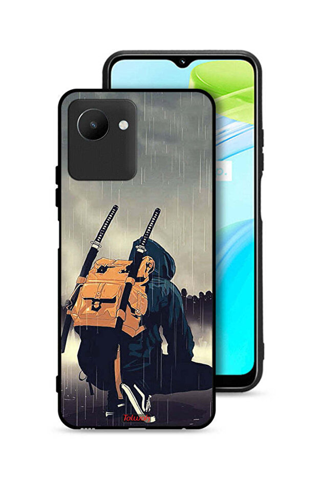غطاء حماية Realme C30s بتصميم سيف ساموراي الرقمي
