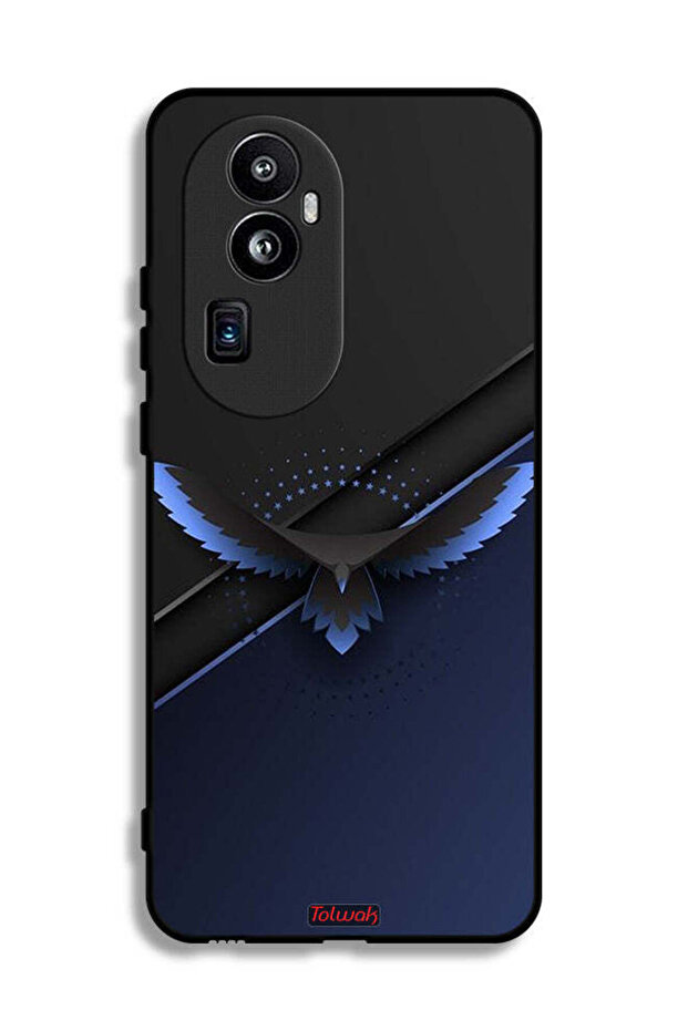 غطاء حماية Oppo Reno10 Pro Plus بتصميم نسر فني تجريدي رقمي