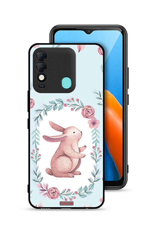 غطاء حماية لهاتف Tecno Spark 8 - أرنب