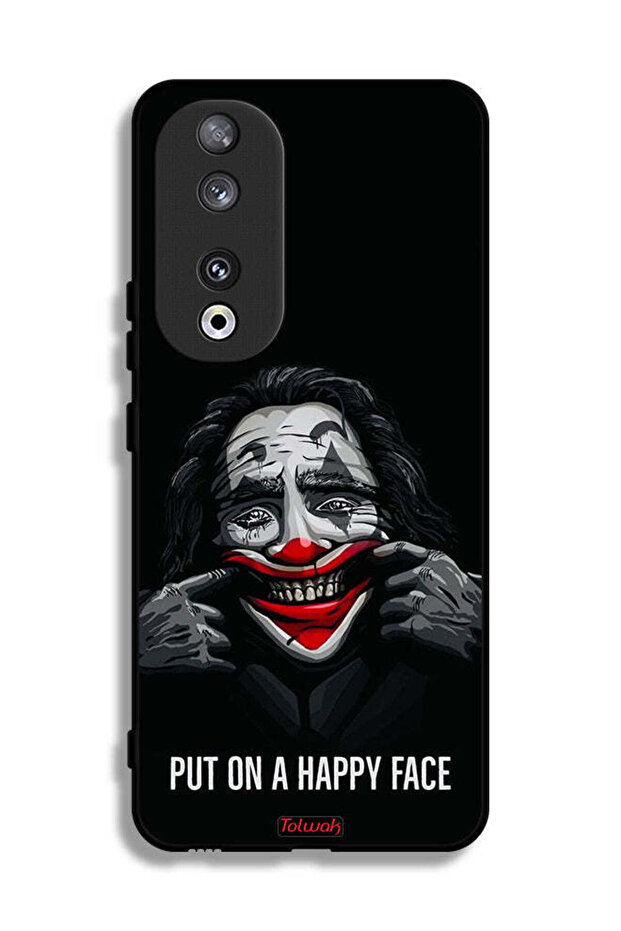 غطاء حماية لهاتف Honor 90 بوجه سعيد