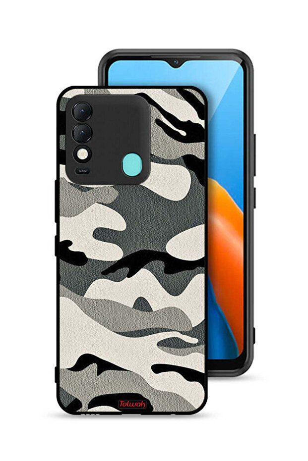 غطاء حماية مموه لهاتف Tecno Spark 8