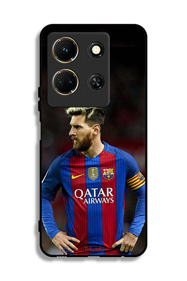 Infinix Note 30 Protective Case Cover Messi Barcelona