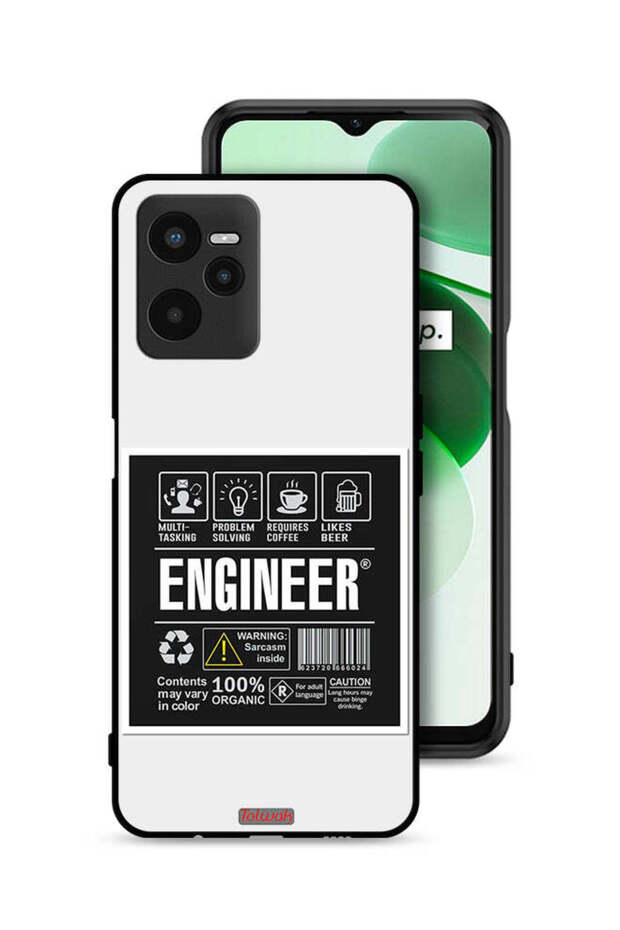 Realme C35 Protective Case Cover Engineer Sticker