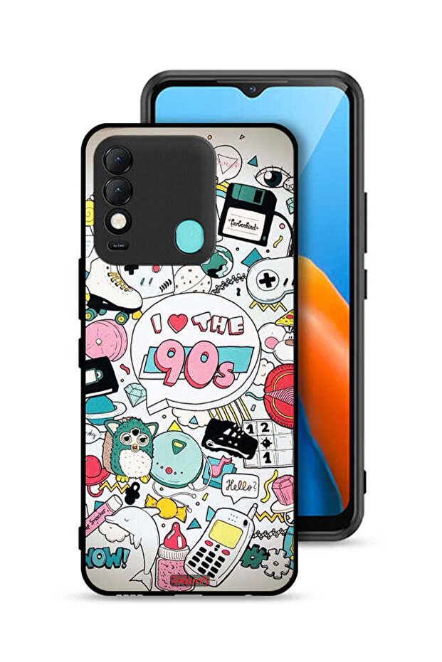 غطاء حماية لهاتف Tecno Spark 8 - أحب التسعينيات