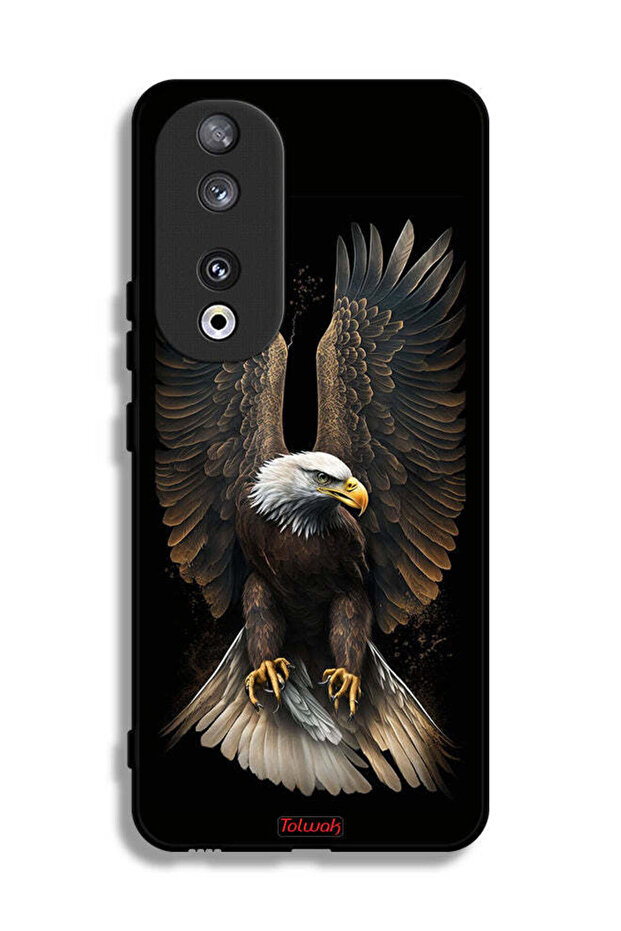 غطاء حماية لهاتف Honor 90 بتصميم أجنحة النسر المنتشر