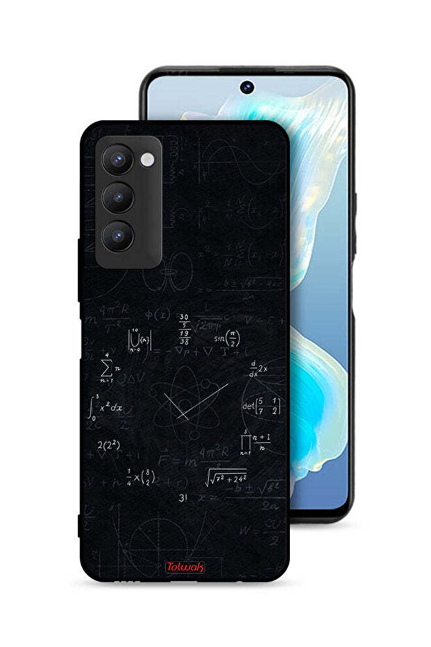 Tecno Camon 18 Protective Case Cover Maths Clock - 1