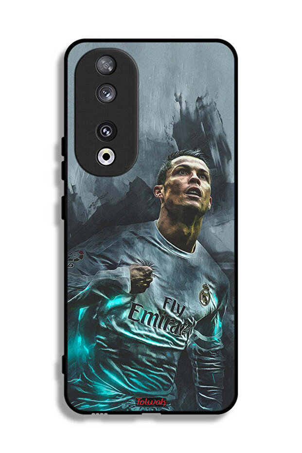 غطاء حماية لهاتف Honor 90 برسومات كريستيانو رونالدو