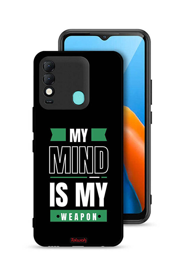 غطاء حماية لهاتف Tecno Spark 8 My Mind Is My