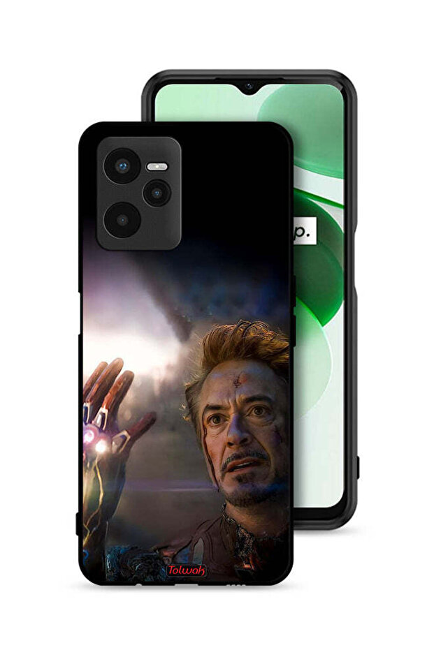 غطاء حماية لهاتف Realme C35 - أنا الرجل الحديدي