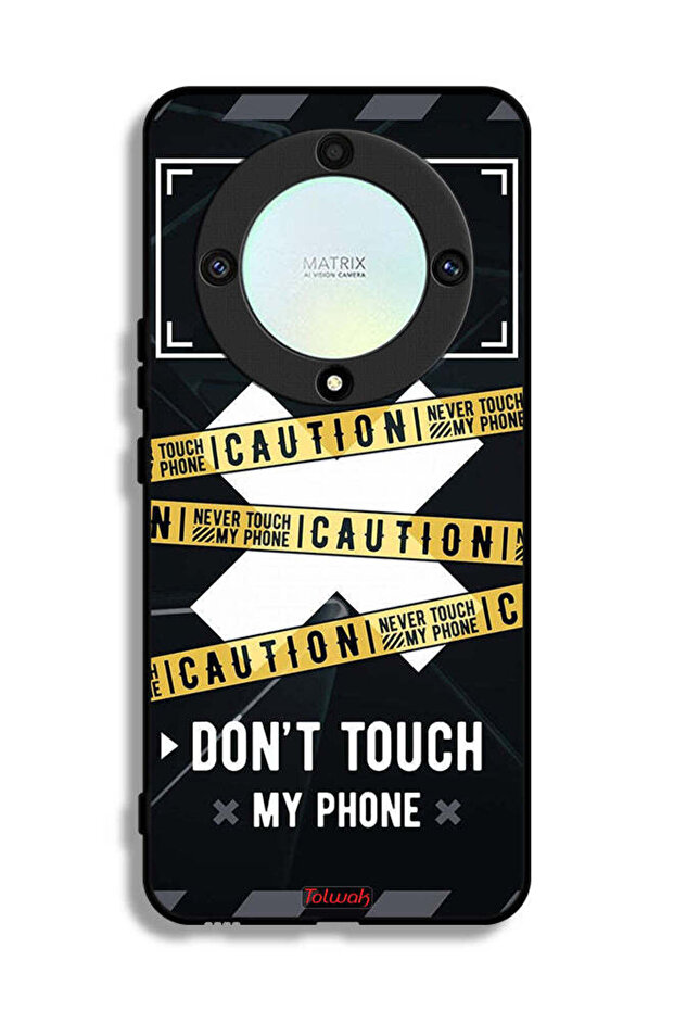 Honor X9a Protective Case Cover Caution Never Touch My Phone