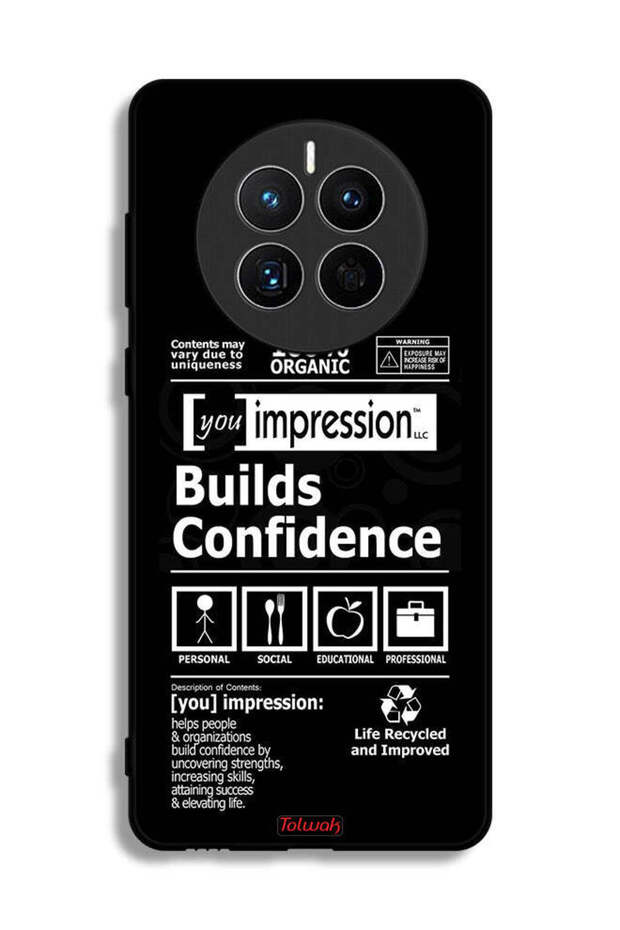 Huawei Mate 50E Protective Case Cover Builds Confidence Sticker