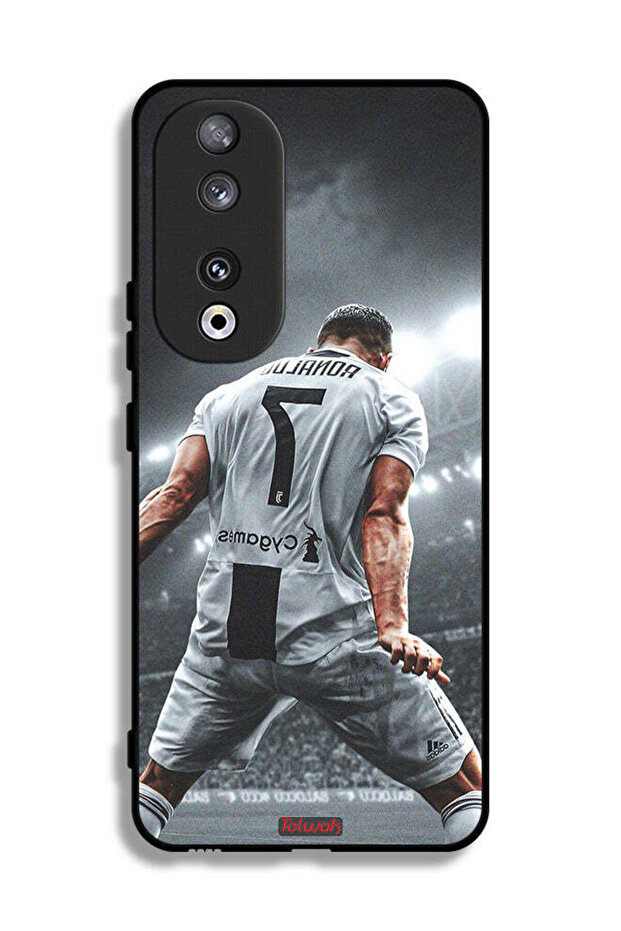 غطاء حماية لهاتف Honor 90 بطبعة احتفال كريستيانو رونالدو