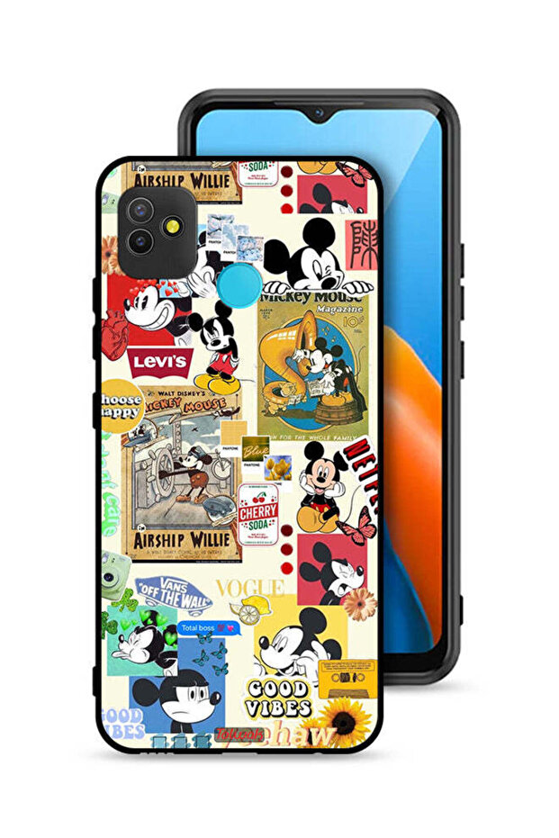 Tecno Pop 5 Protective Case Cover Chose Happy And Stickers