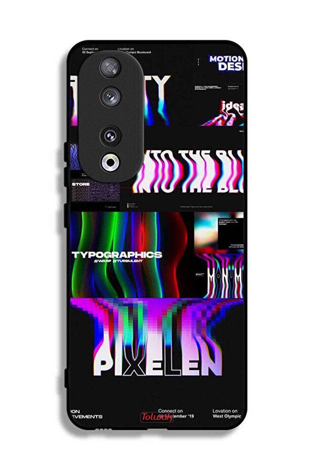 غطاء حماية لهاتف Honor 90 بتصميم متحرك