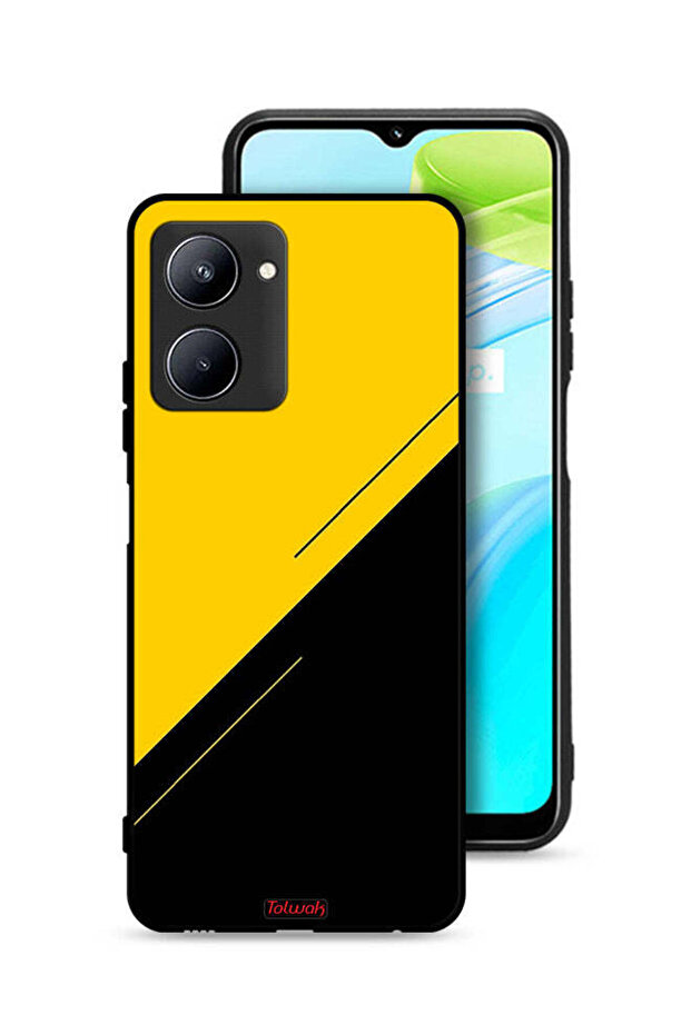 غطاء حماية بنمط لهاتف Realme C33 - 1