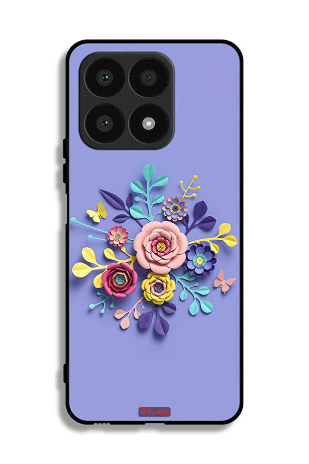 Honor X8a Protective Case Cover Flowers Art