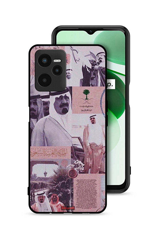 غطاء حماية Realme C35 - ملصق الملك عبدالله العتيق