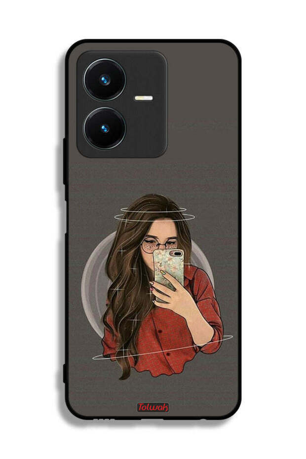 غطاء حماية لهاتف Vivo Y22 لالتقاط صورة سيلفي