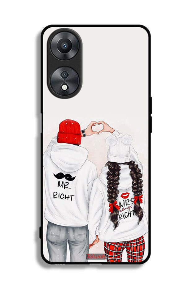 غطاء حماية لهاتف Oppo A58 5G - يمين ويسار دائمًا