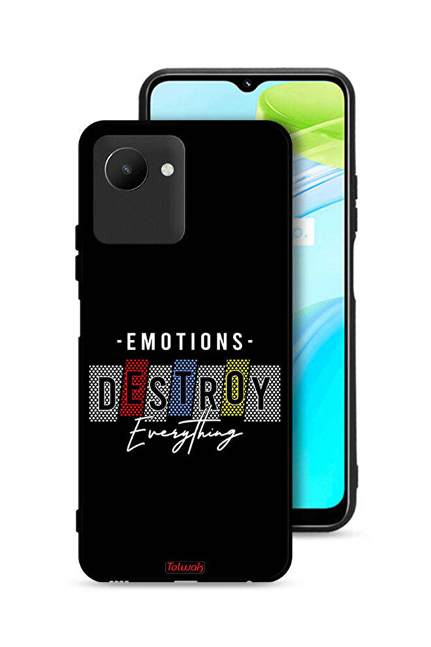 غطاء حماية لهاتف Realme C30s - العواطف تدمر كل شيء