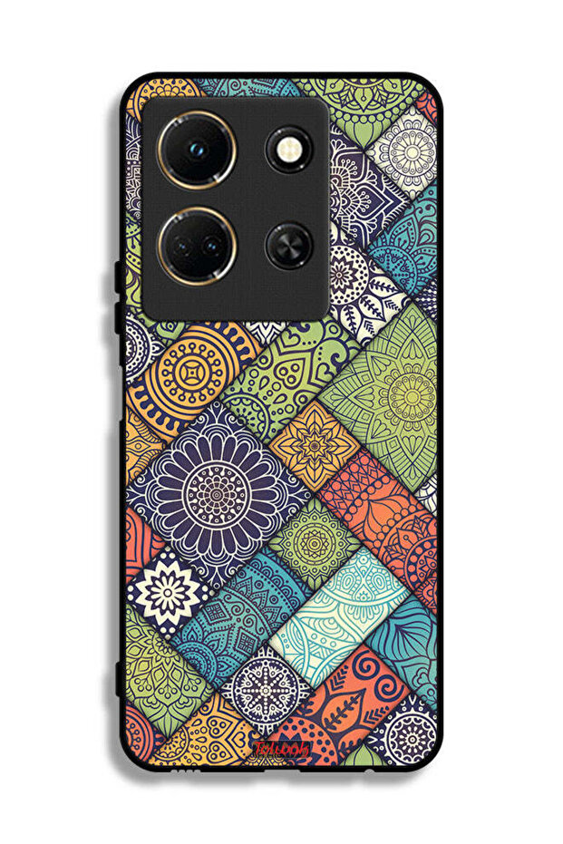 Infinix Note 30 Protective Case Cover Mandala Pattern