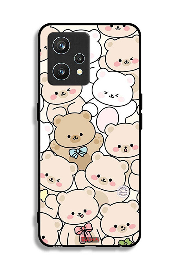 Realme 9 Pro Plus Protective Case Cover Bears Pattern - 1