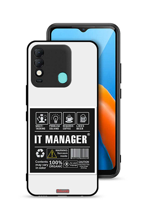 Tecno Spark 8 Protective Case Cover It Manager Sticker