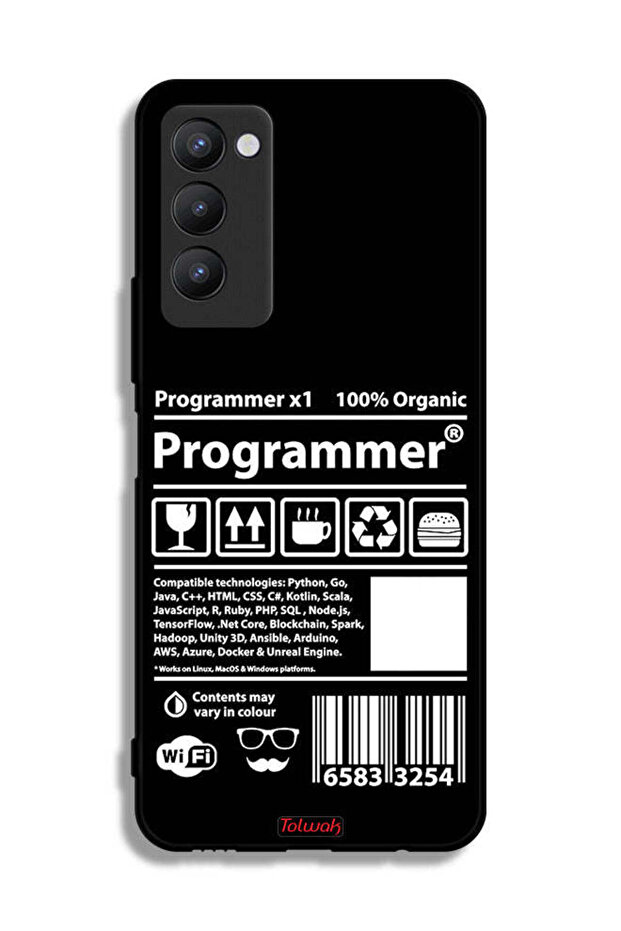 غطاء حماية وملصق برمجة لهاتف تكنو كامون 18 - 2