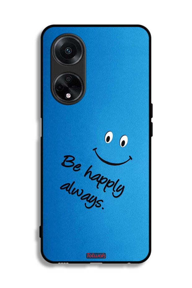 غطاء حماية لهاتف Oppo A98 5G كن سعيدًا دائمًا