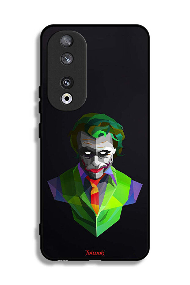 غطاء حماية لهاتف Honor 90 بتصميم فن تجريدي للجوكر