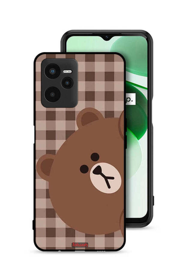 غطاء حماية دب تيدي لهاتف Realme C35